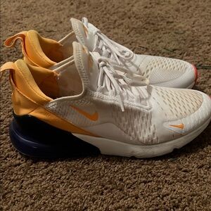 Nike Women's Athletic Shoes - White and Orange